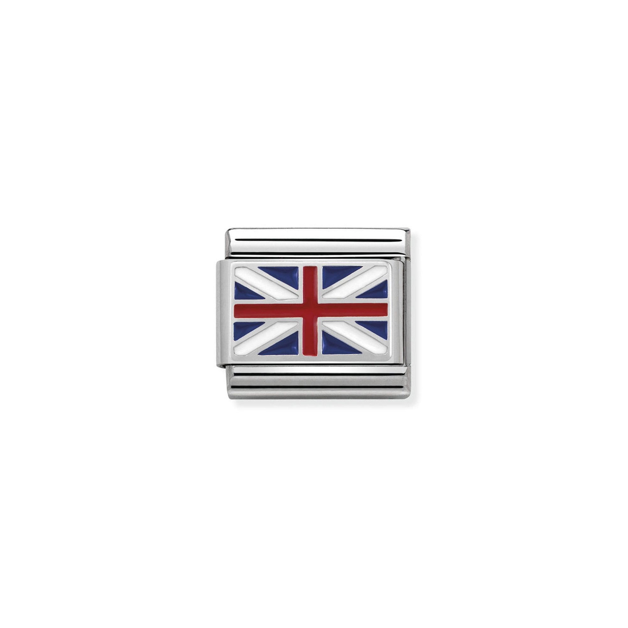 Composable Classic FLAGS in st.steel, enam.925 sterling silver Great Britain