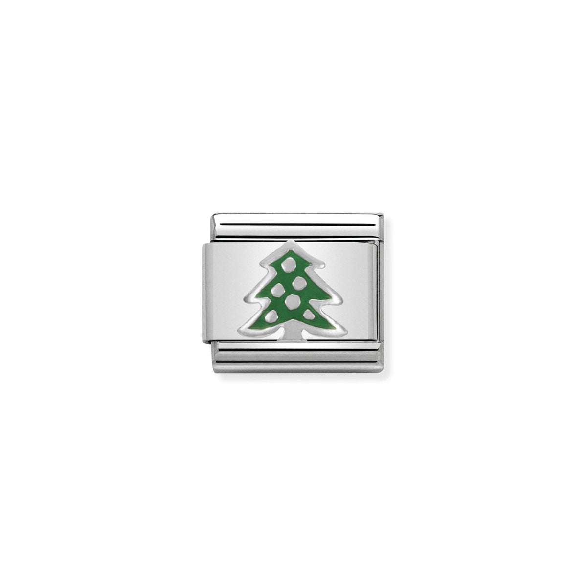 Composable Classic SYMBOLS in stainless steel, enamel and 925 sterling silver Christmas Tree