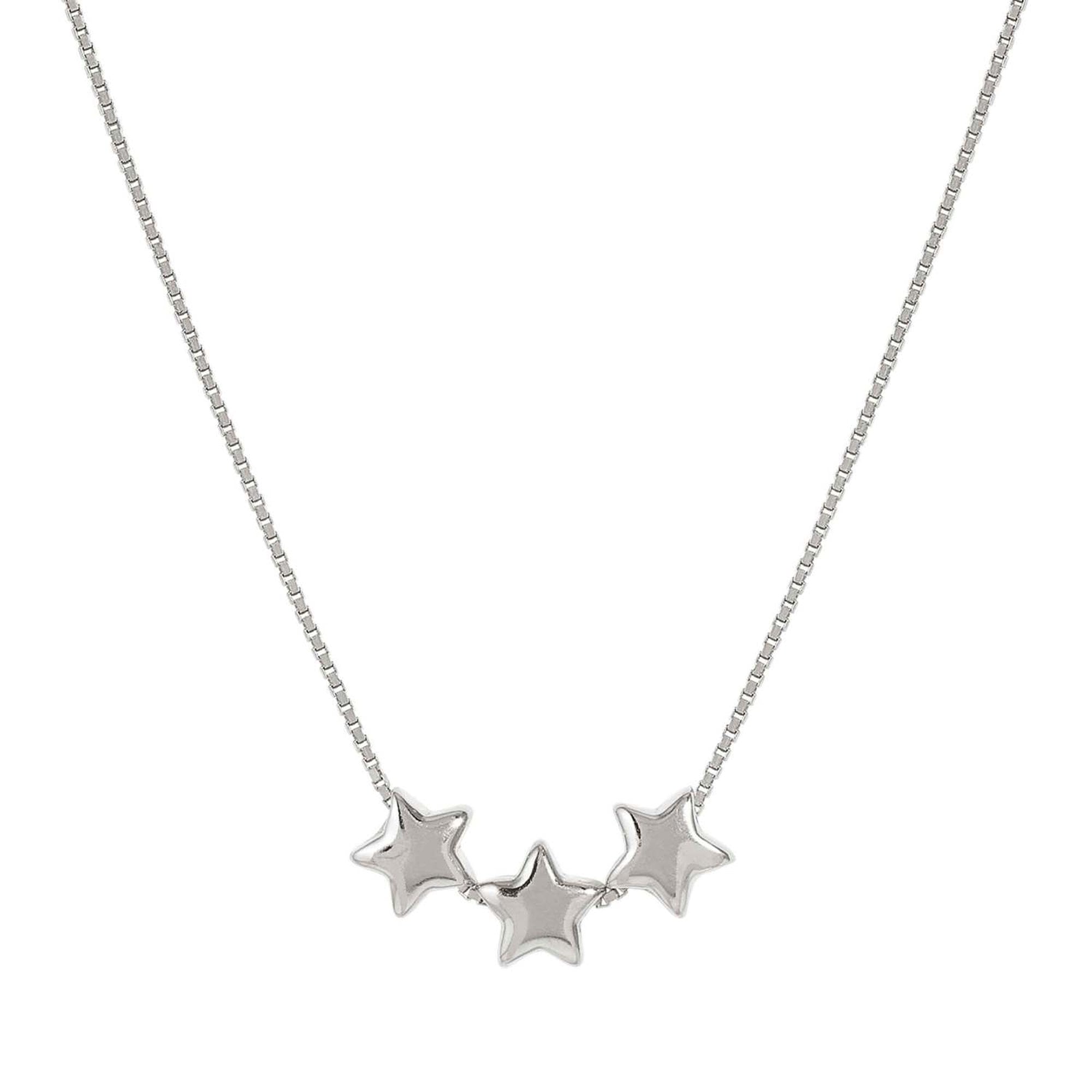 ARMONICA necklace in 925 sterling silver (RICH) and cubic zirconia Star Silver