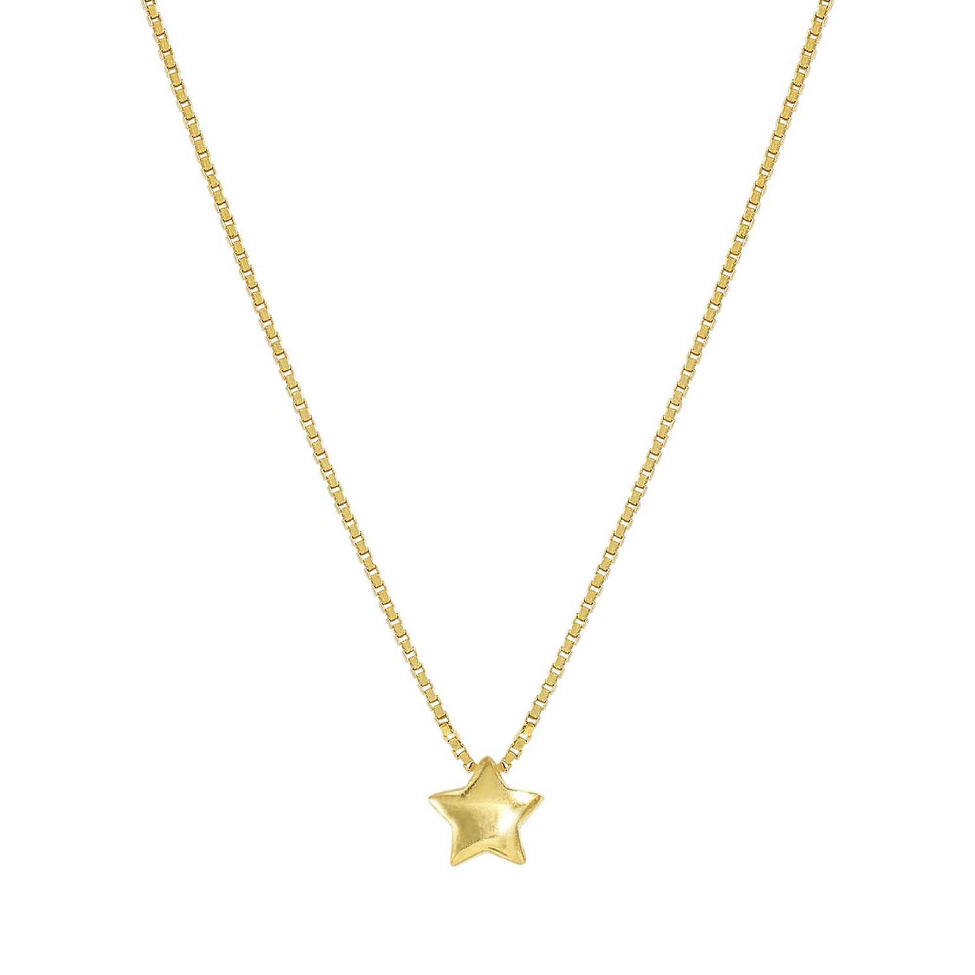 ARMONICA necklace in 925 sterling silver and cubic zirconia Star Gold