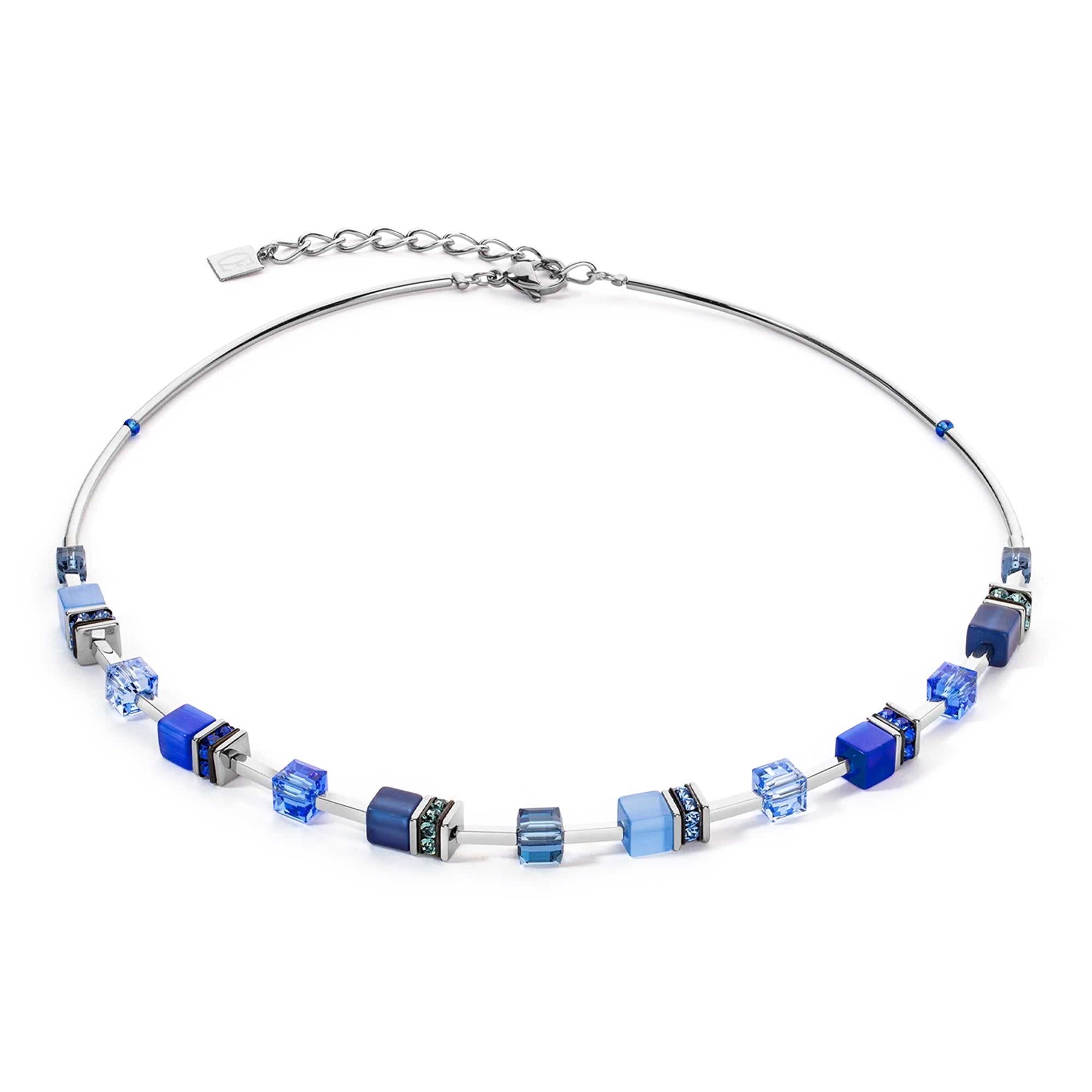 GeoCUBE® Iconic Lite Necklace Blue
