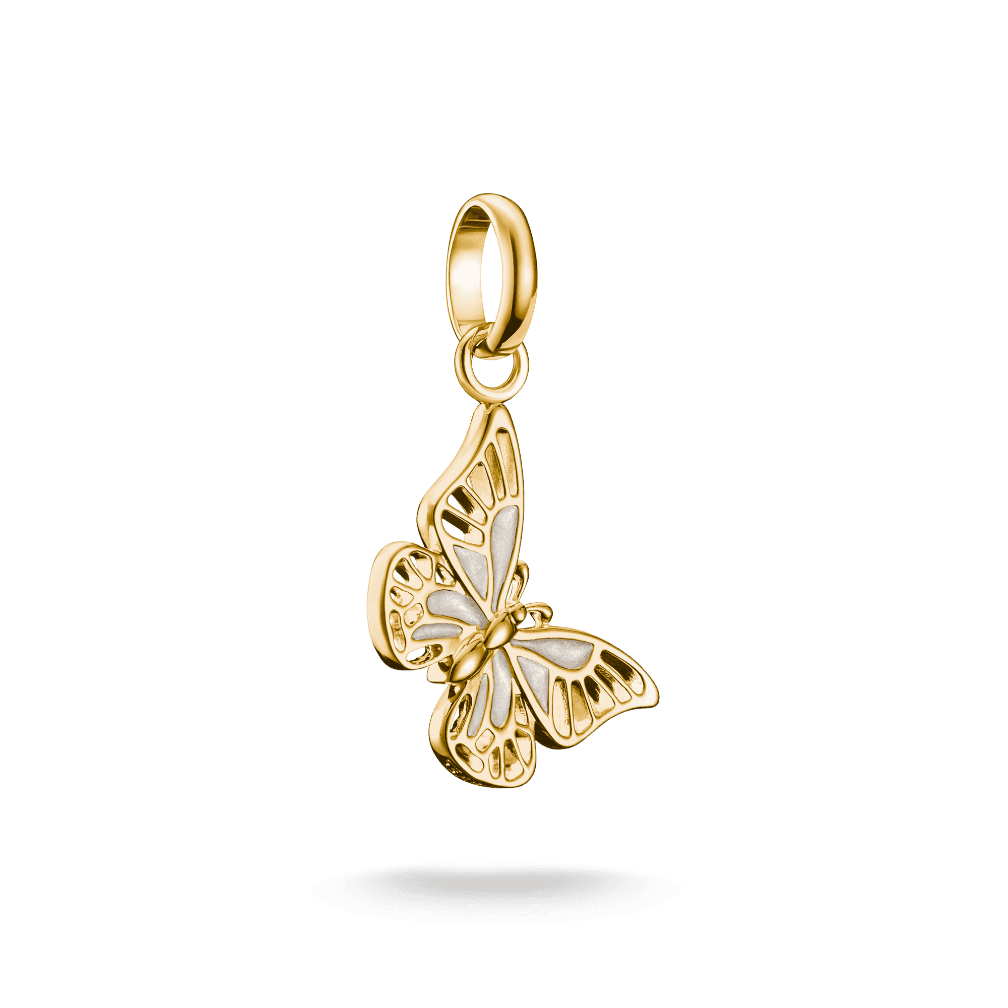 Charm Pendant Butterfly Connect gold-plated