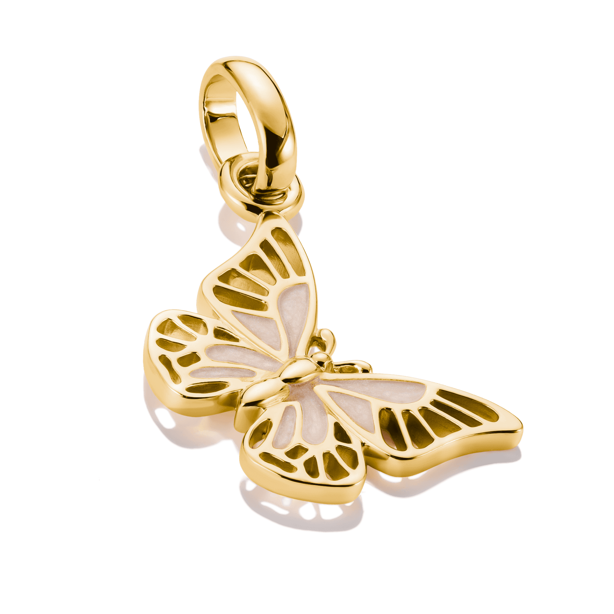 Charm Pendant Butterfly Connect gold-plated