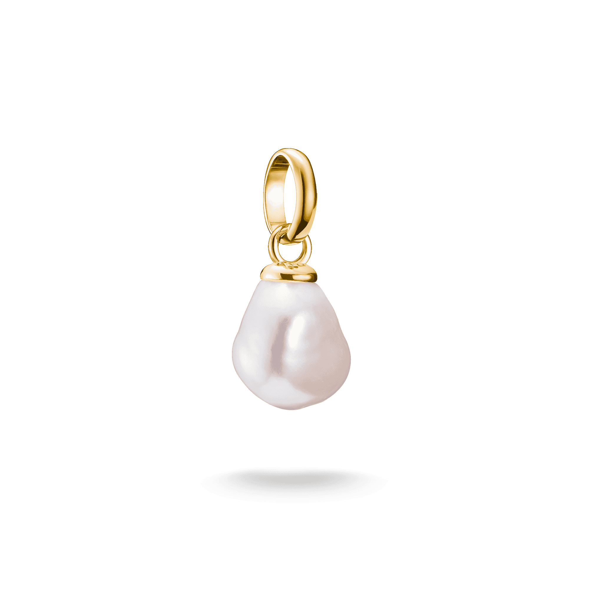 Charm Pendant Freshwater Pearl Connect gold-plated