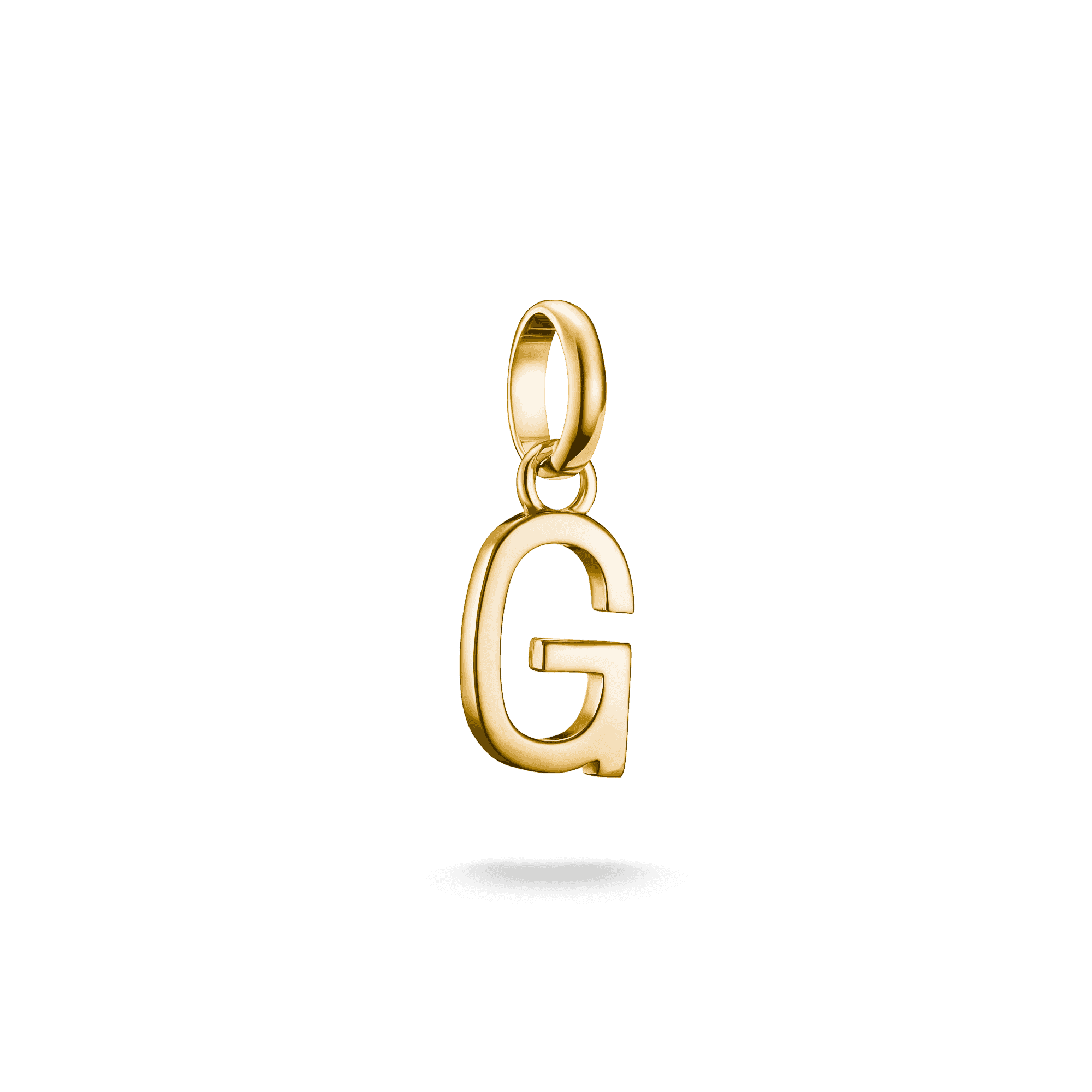 Gold-Plated Connect Letter G Pendant