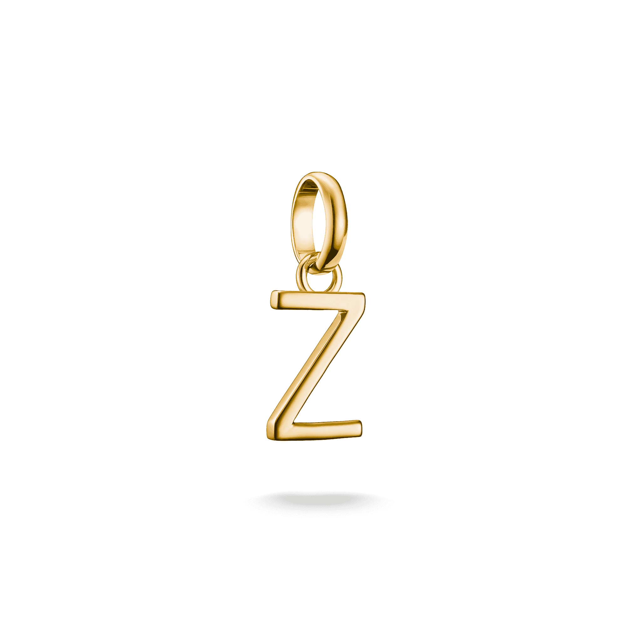 Gold-Plated Connect Letter Z Pendant