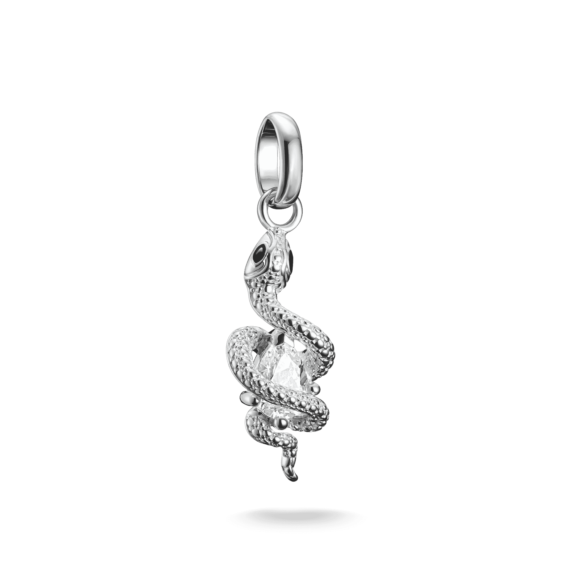 Charm Connect Snake Pendant with Stone