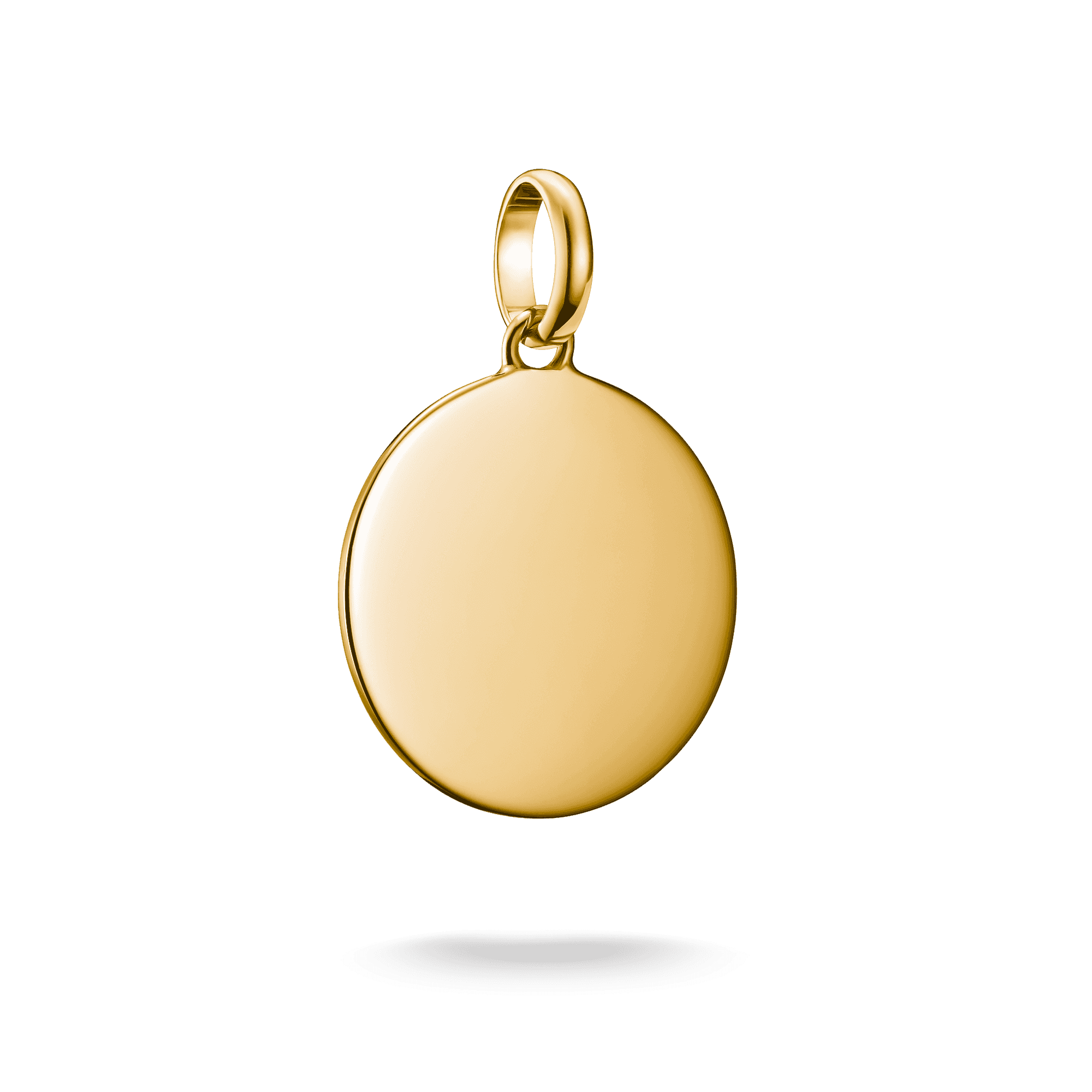 Charm Connect Large Coin Gold-Plated Pendant