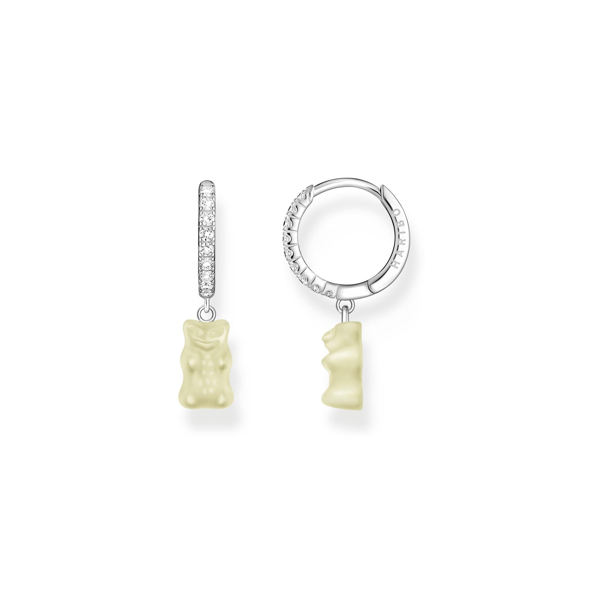 THOMAS SABO x HARIBO White Goldbear Single Hoop Earring