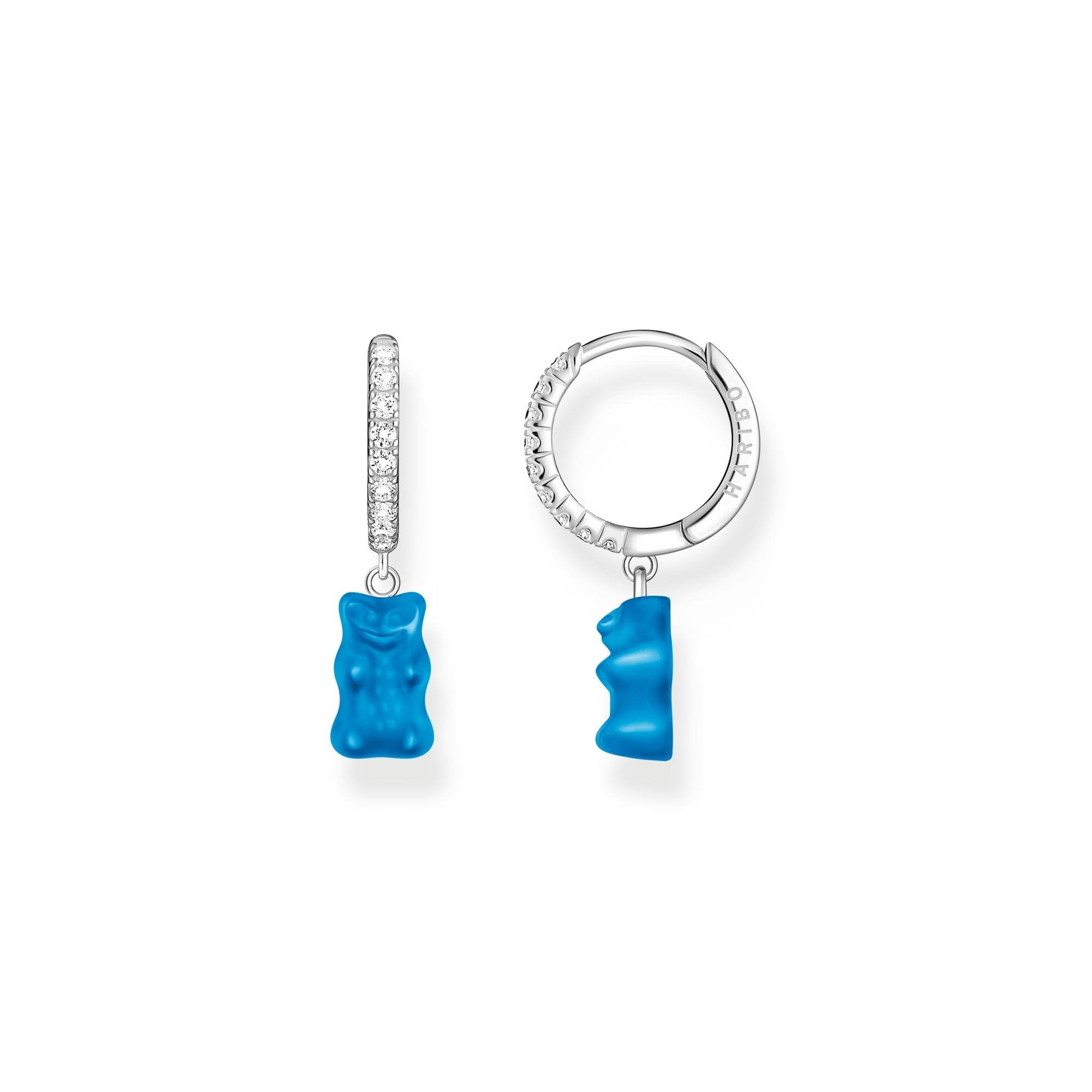 THOMAS SABO x HARIBO Blue Goldbear Single Hoop Earring