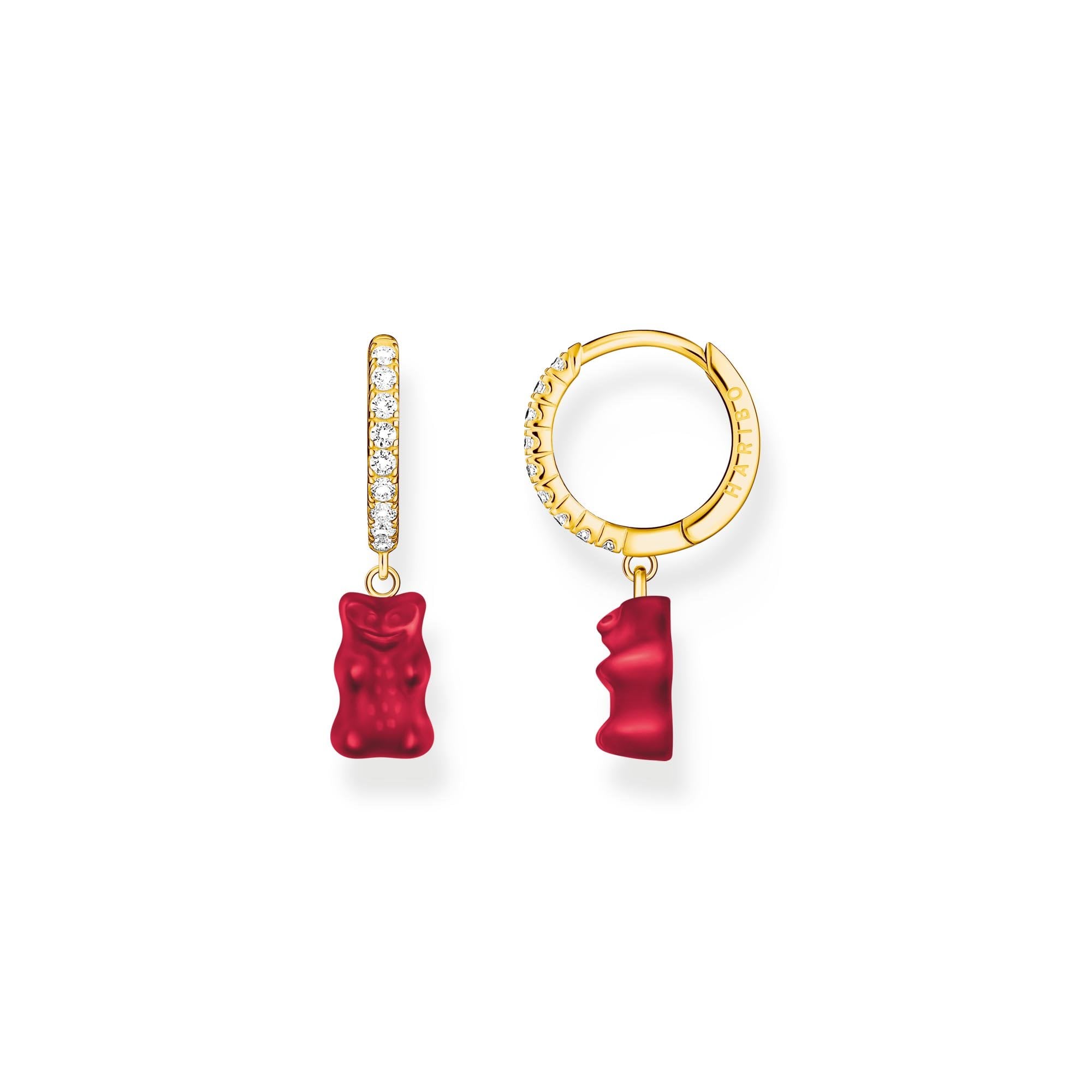 THOMAS SABO x HARIBO Red Goldbear Single Hoop Earring