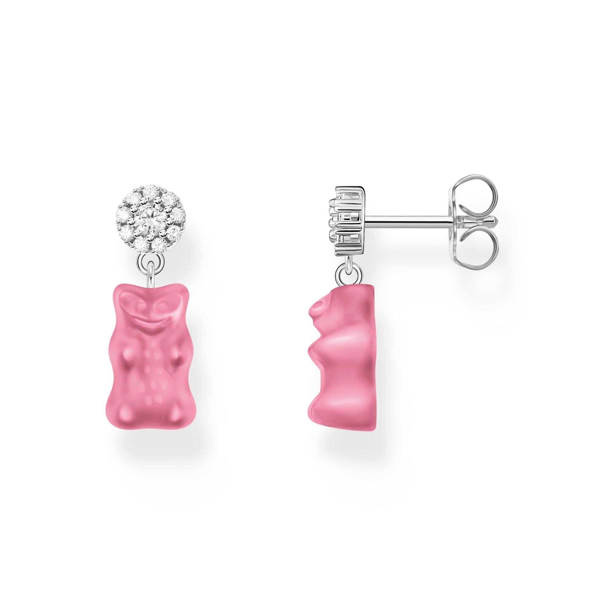 THOMAS SABO x HARIBO: Ear Studs with Goldbears Pink
