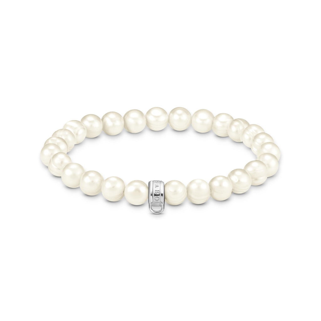 Charm Bracelet with Freshwater Cultured Pearls