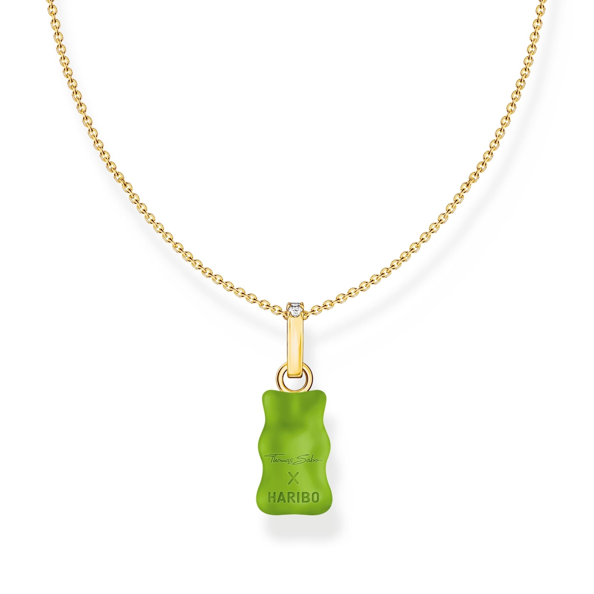 THOMAS SABO x HARIBO Green Goldbear Necklace