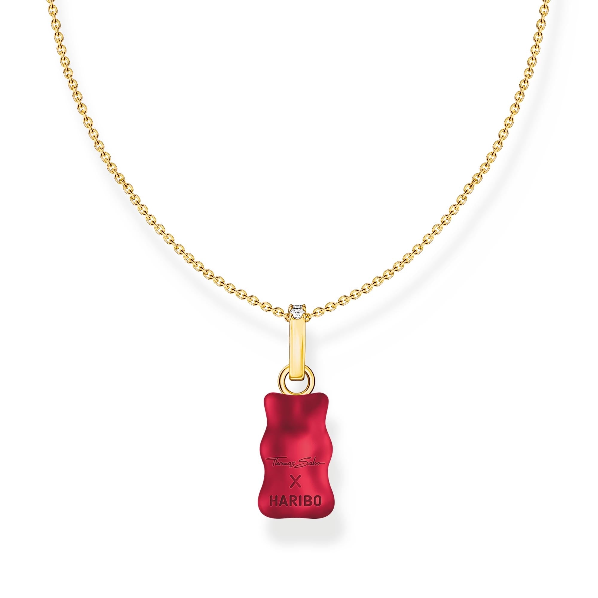 THOMAS SABO x HARIBO: Necklace with Goldbear Red