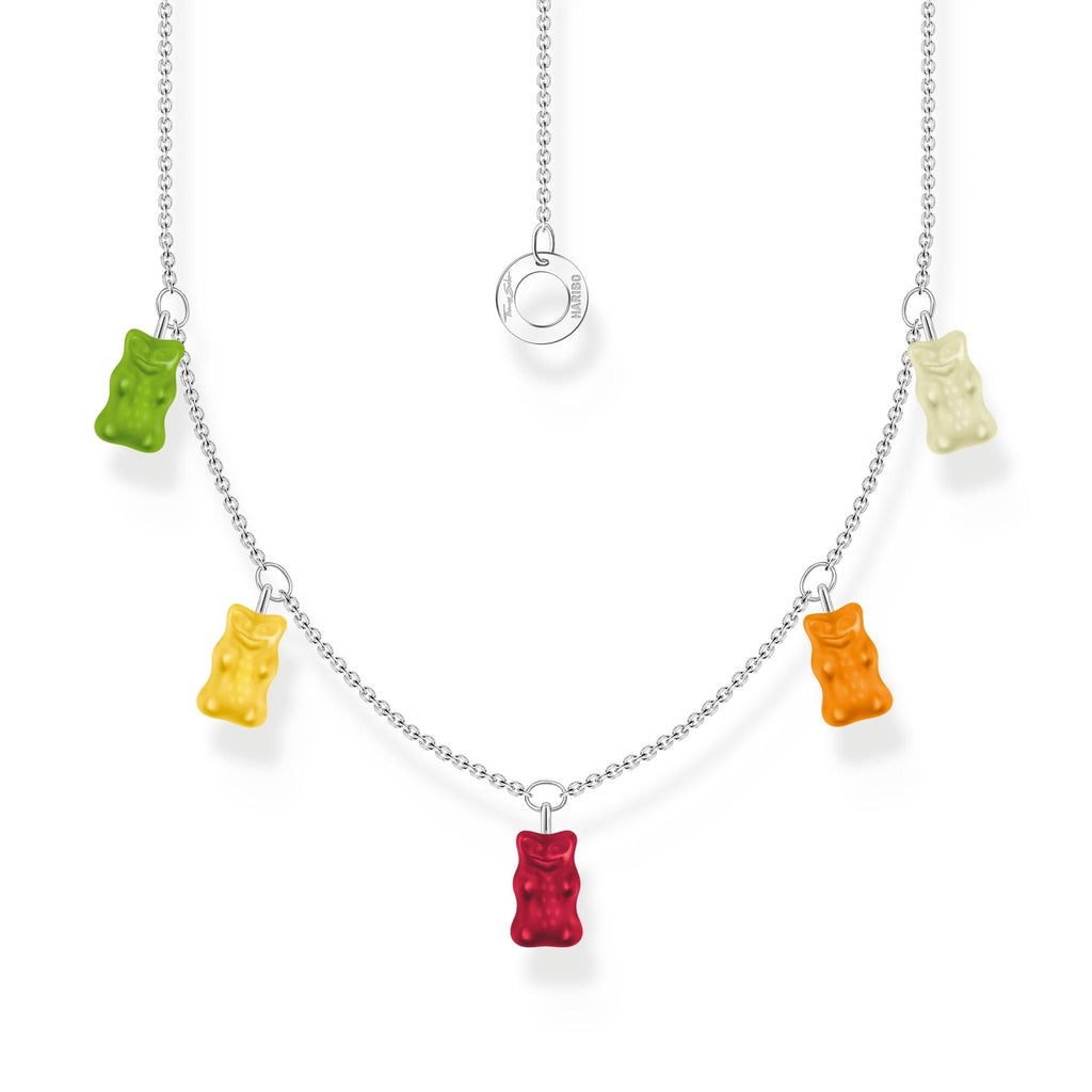 THOMAS SABO x HARIBO: Necklace with Colourful Golden Bears