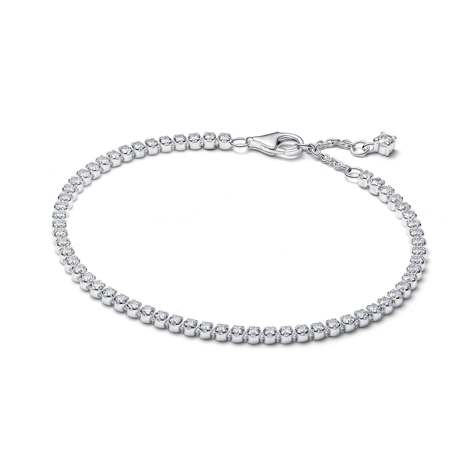 Clear Sparkling Tennis Bracelet