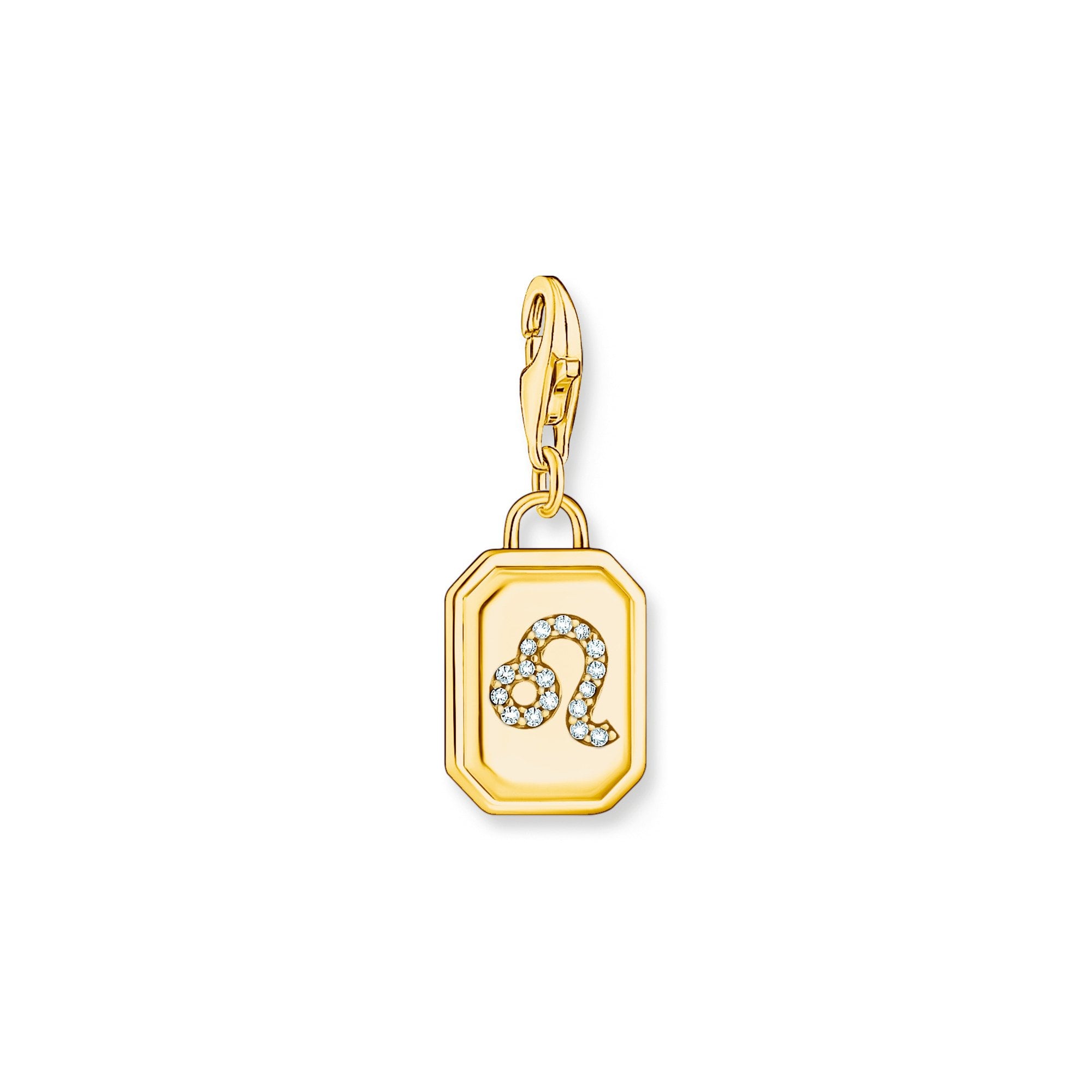 Gold-Plated Charm Original Leo Zodiac Pendant