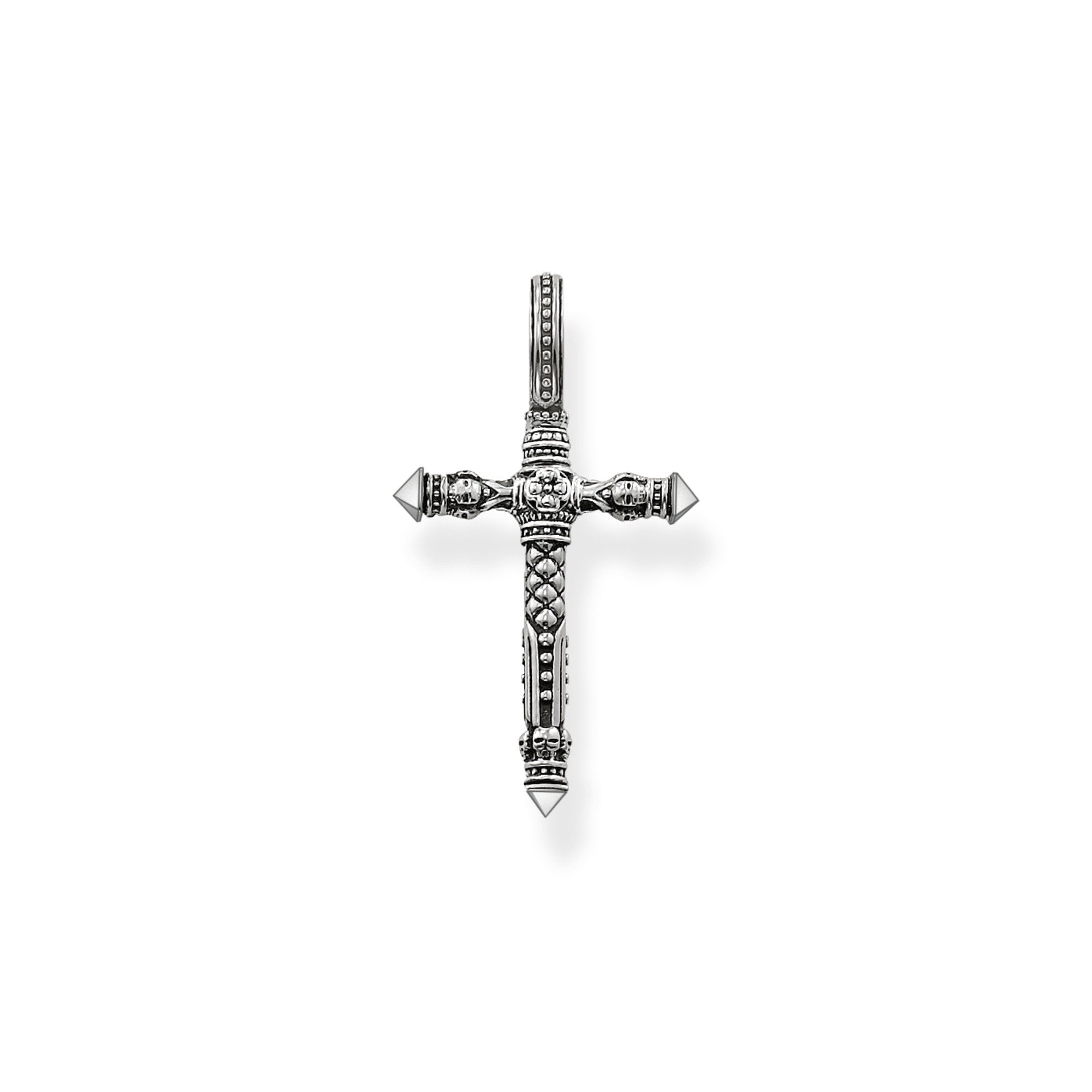 Pendant cross silver