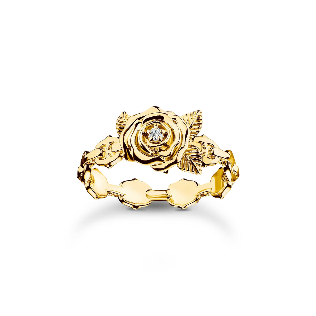 Roses Romance Gold Ring
