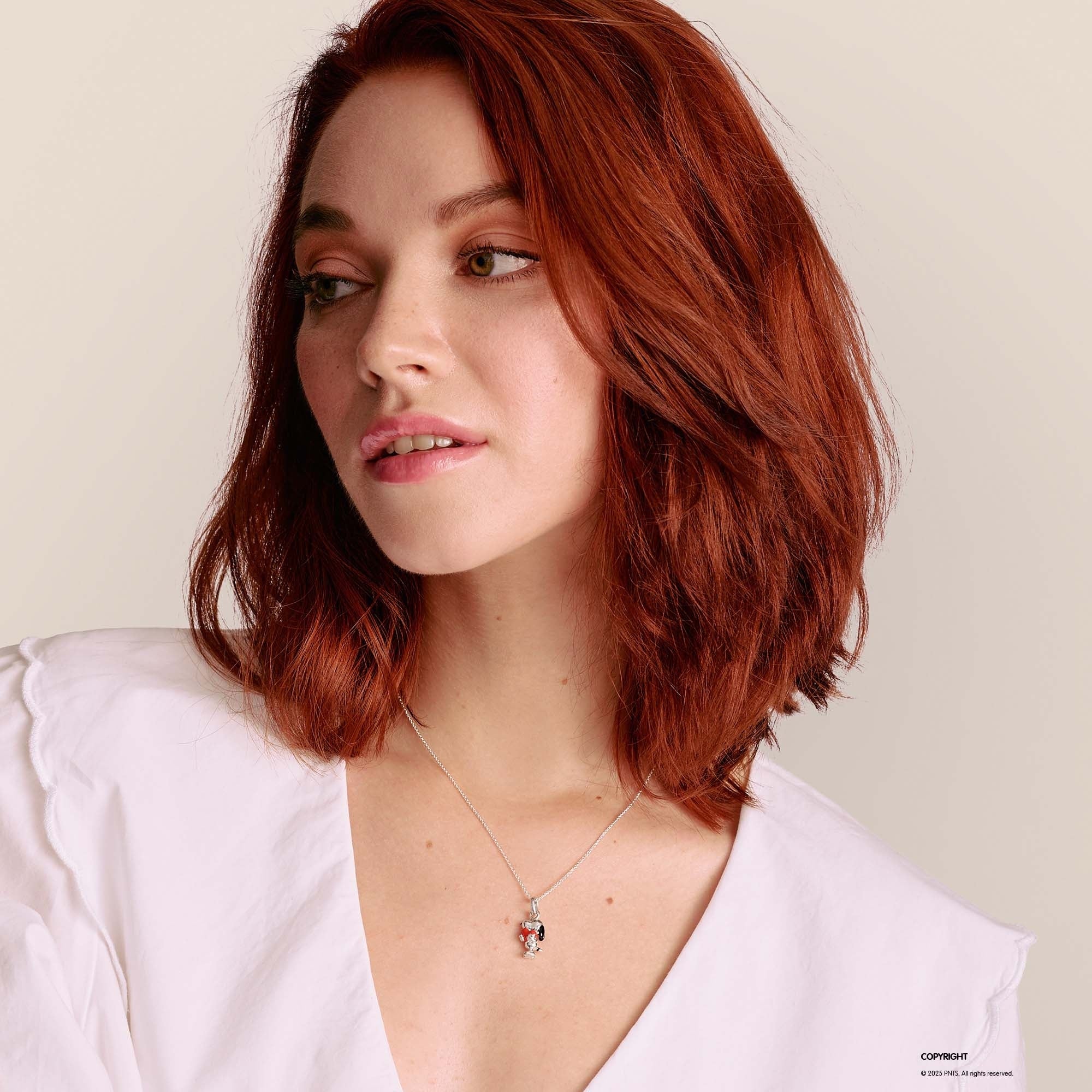 THOMAS SABO x Peanuts Snoopy Heart Chain Necklace