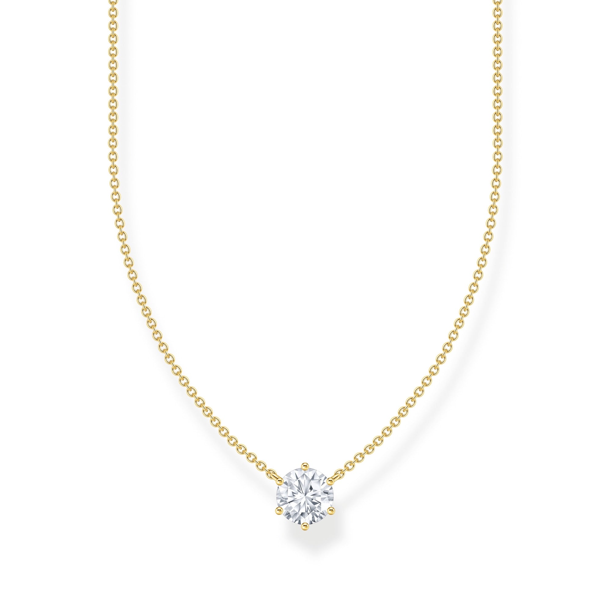 Round Stone Necklace