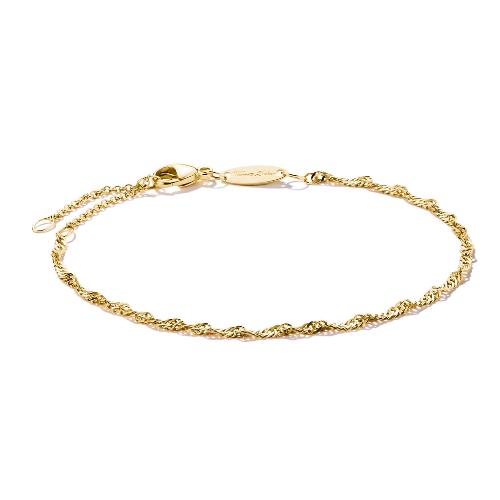 Charm Gold-Plated Singapore Design Bracelet
