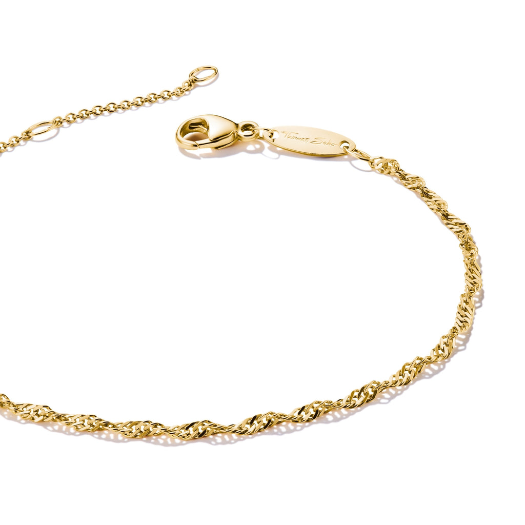Charm Gold-Plated Singapore Design Bracelet