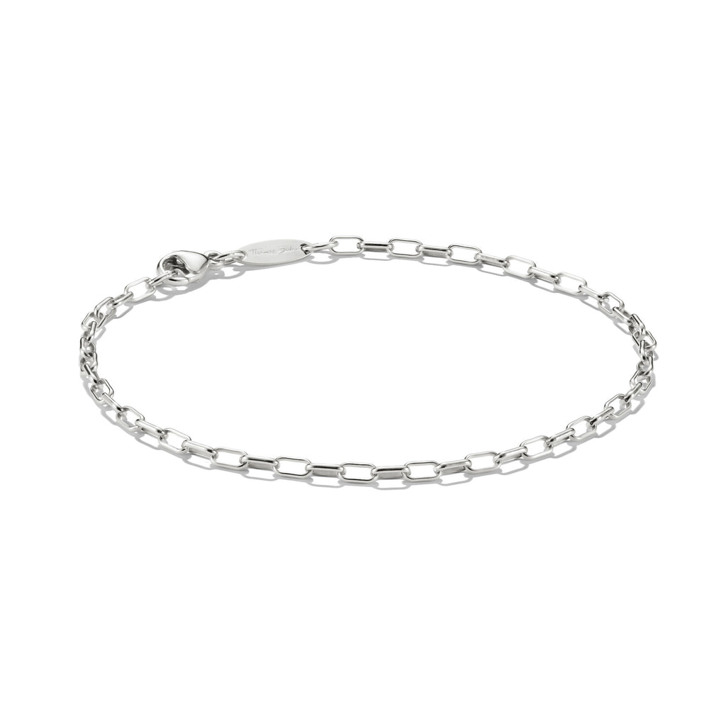 Charm Bracelet Paperclip Silver