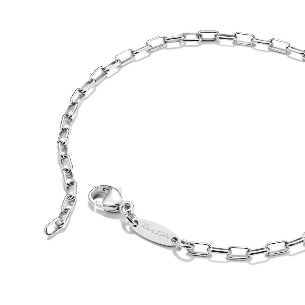 Charm Bracelet Paperclip Silver
