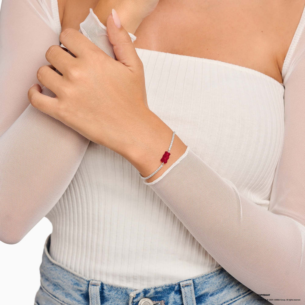 THOMAS SABO x HARIBO: Bracelet with Goldbear Red