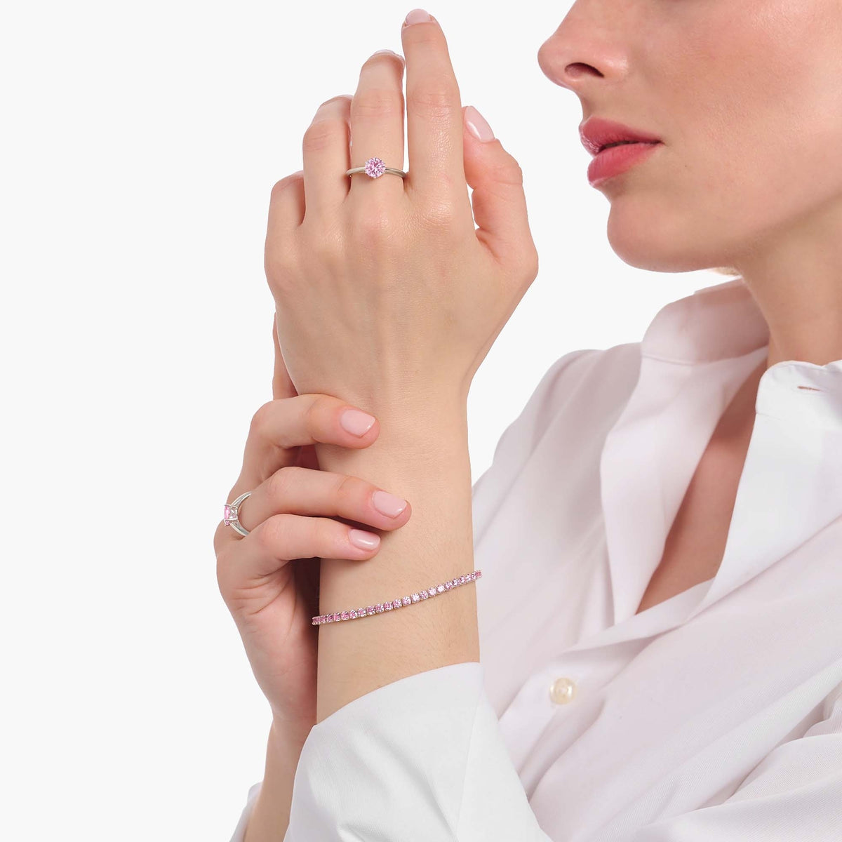 THOMAS SABO Sparkling Tennis Bracelet