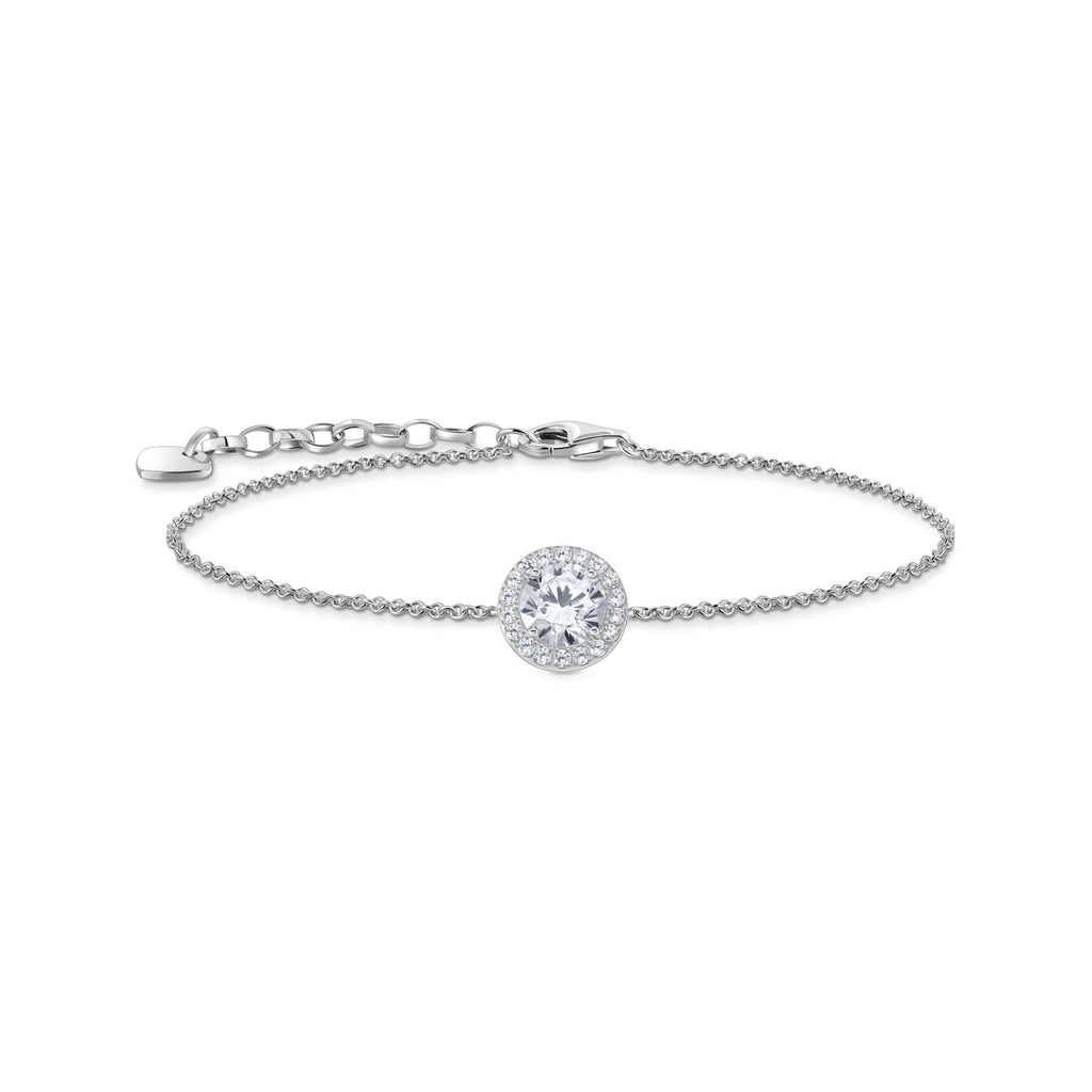 Bracelet with Halo Pendant
