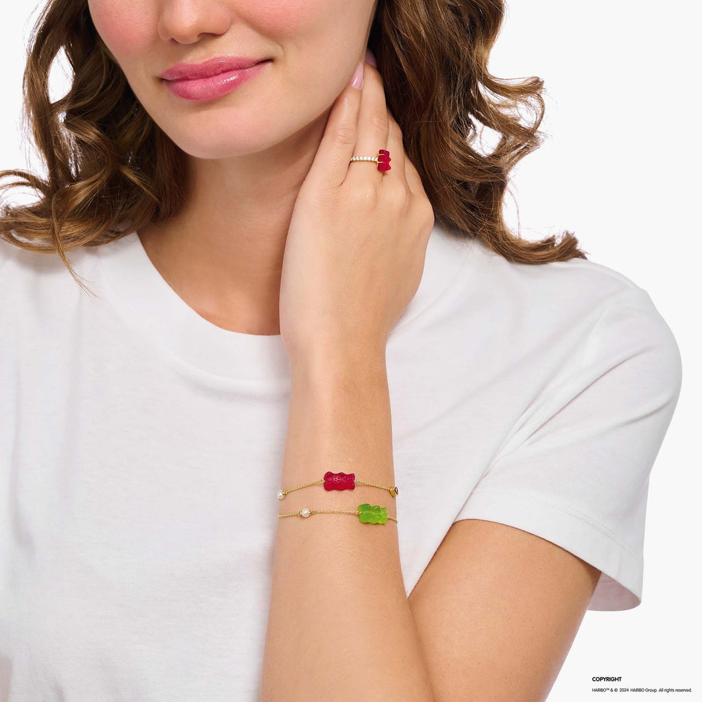 THOMAS SABO x HARIBO Goldbear Gold Plated Bracelet