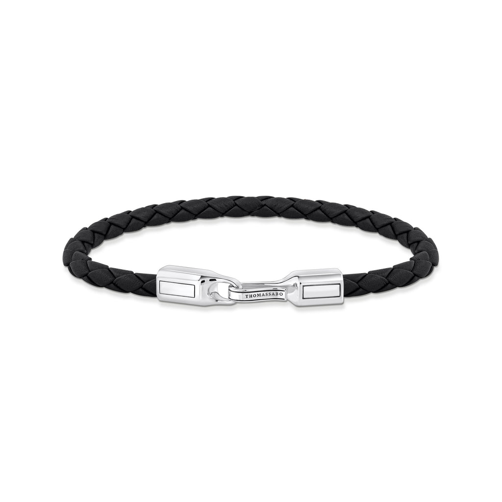 Basic Bracelet in Black Leather