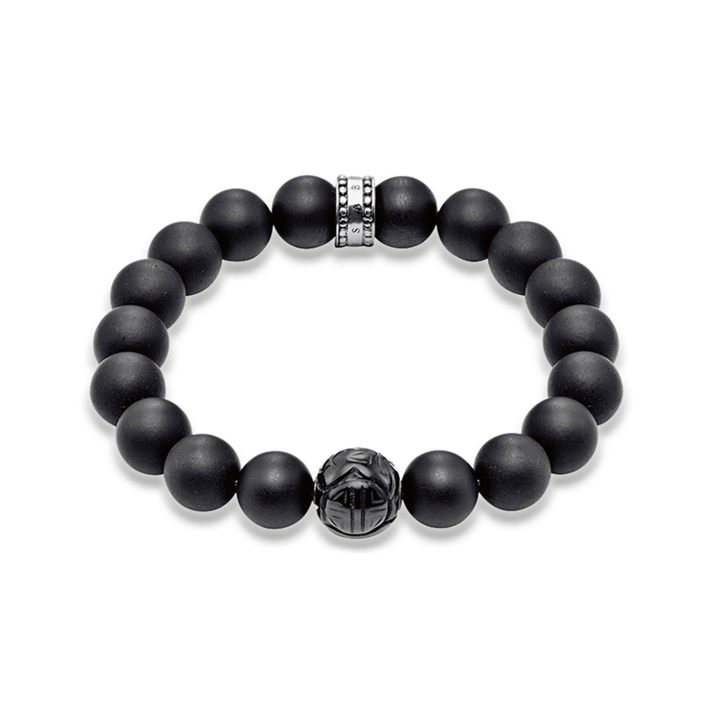 Obsidian Bead Bracelet