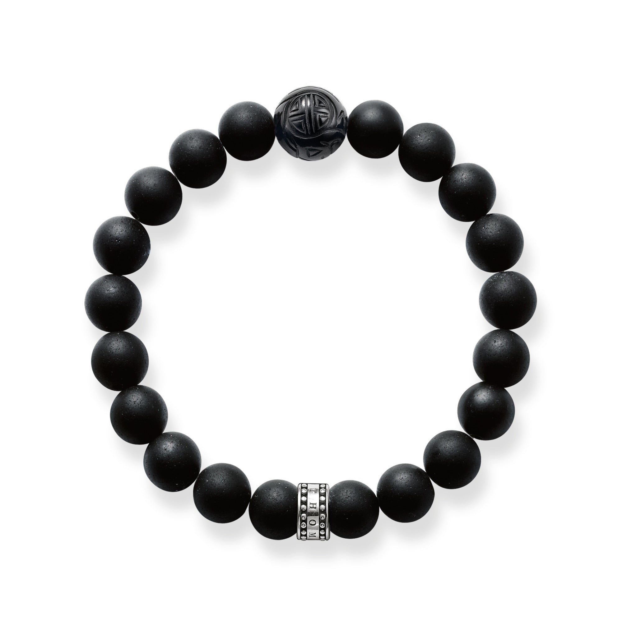 Obsidian Bead Bracelet