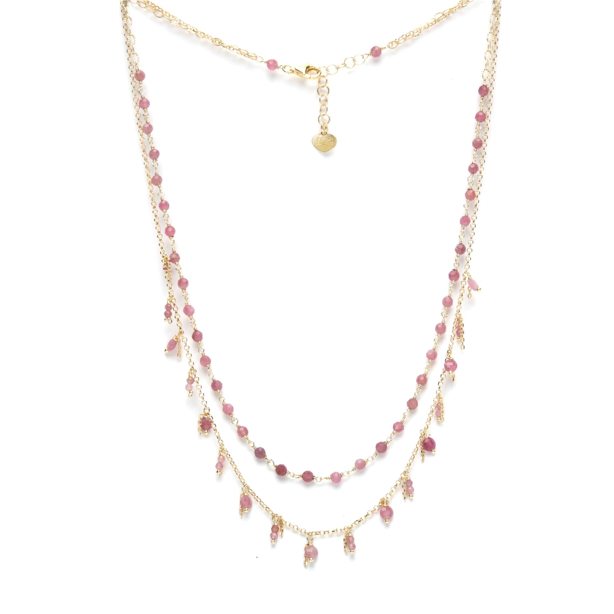 Pink Tourmaline & Tourmaline Necklace