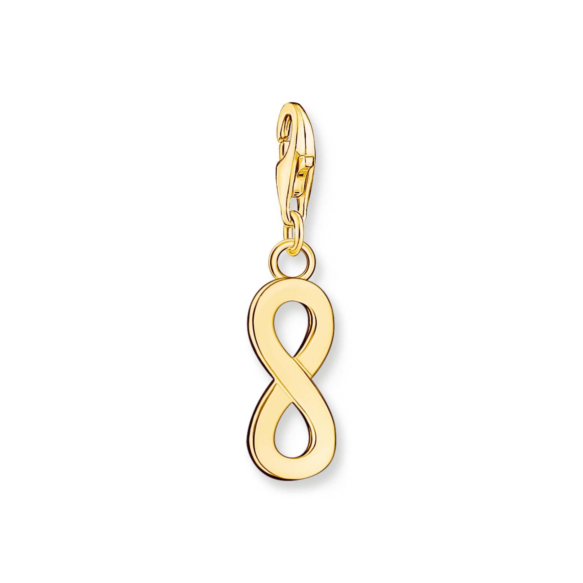 Charm Pendant Infinity Yellow-Gold Plated