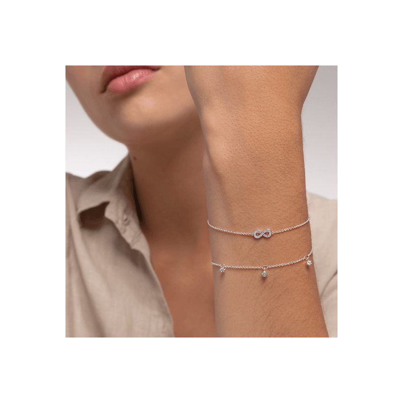 Bracelet Infinity Silver