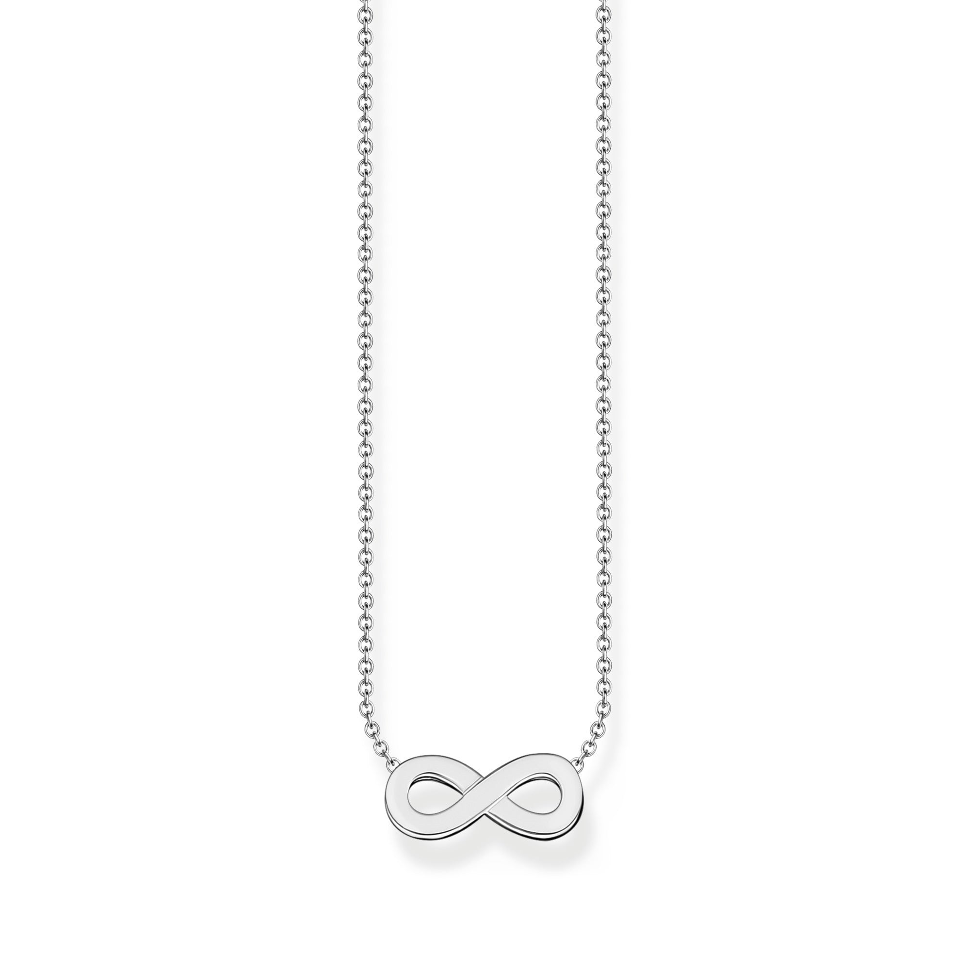 Silver Necklace with Infinity Pendant