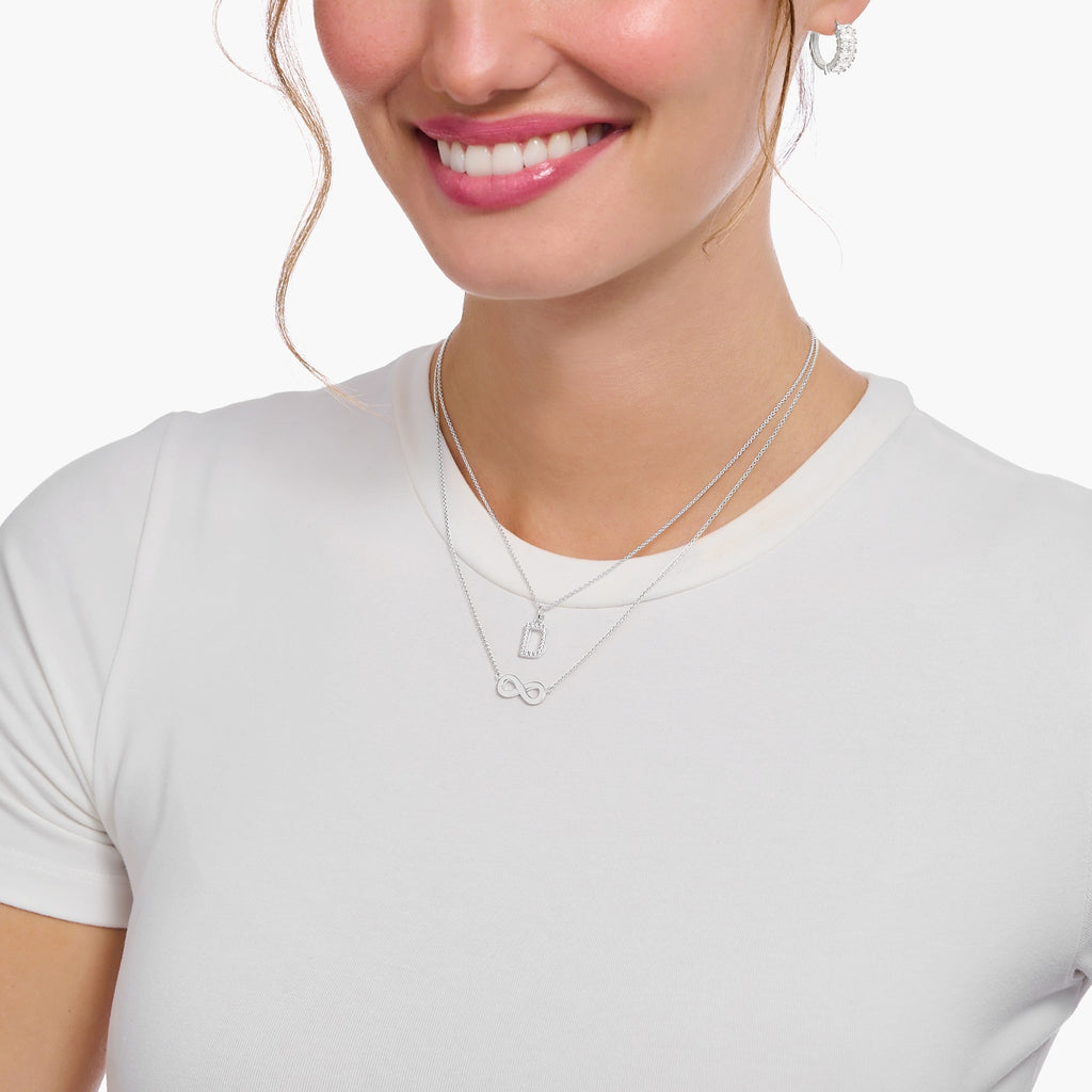 THOMAS SABO Silver Necklace with Infinity Pendant