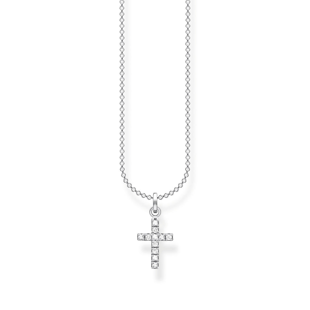 THOMAS SABO Pave Cross Necklace