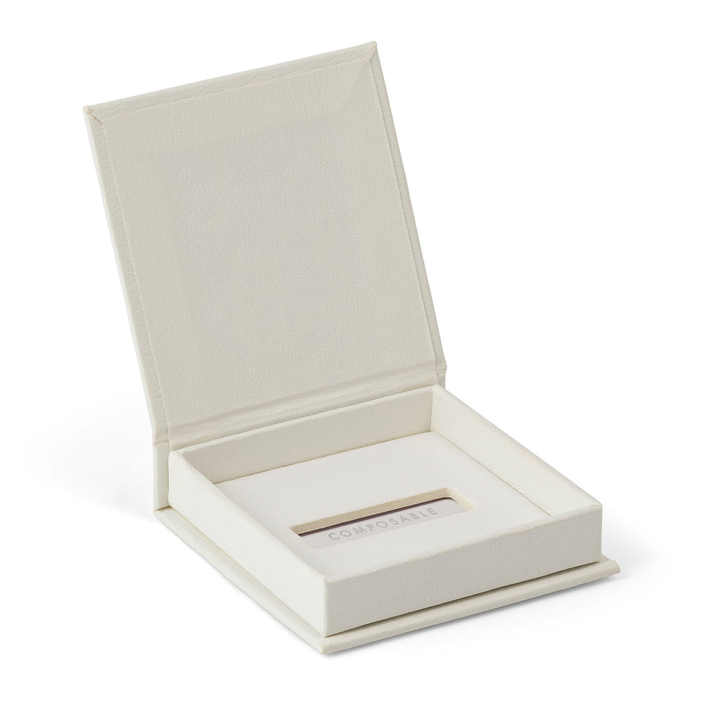 Composable Classic oxidized LETTERS in steel and 925 sterling silver N