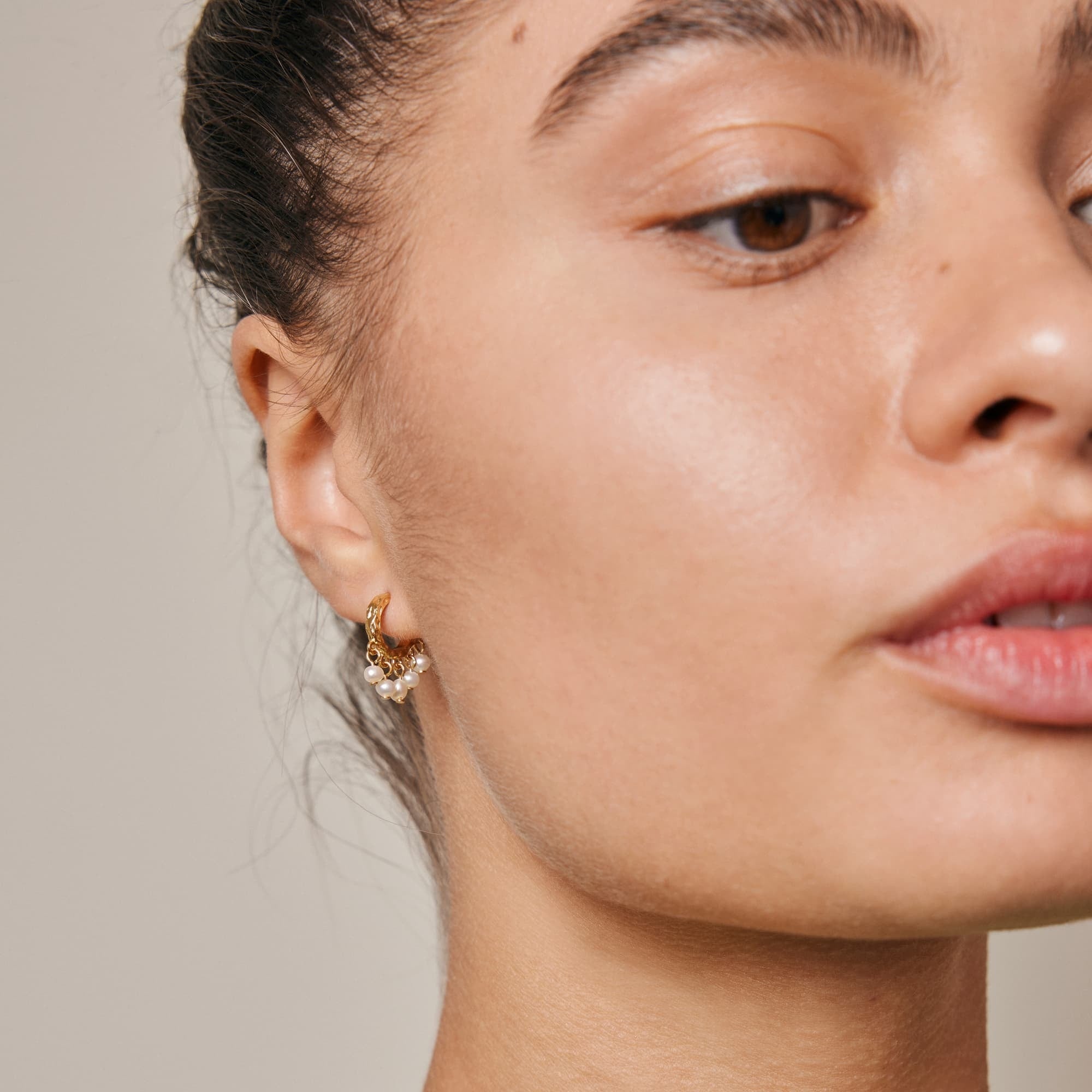 Earring, Astrid, Pearl