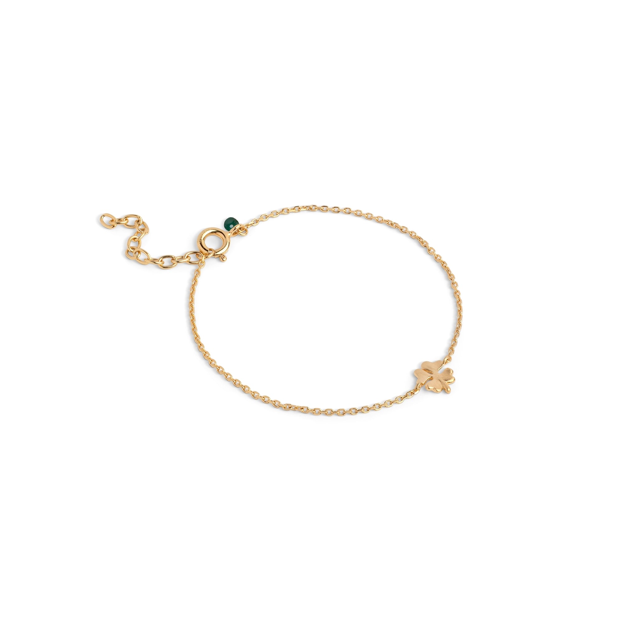 Bracelet, Four-Leaf Clover, Gold