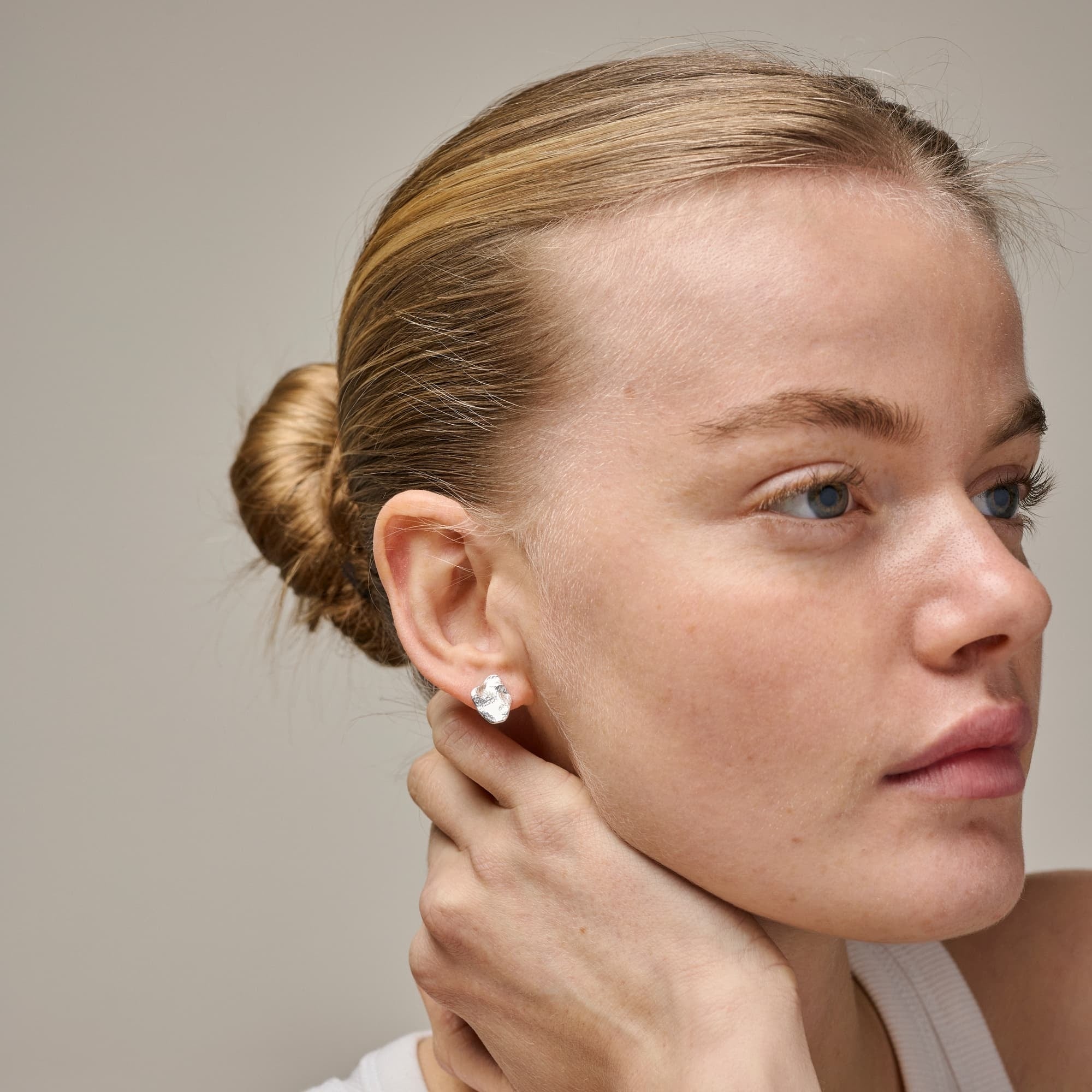Studs, Maia Small, Silver