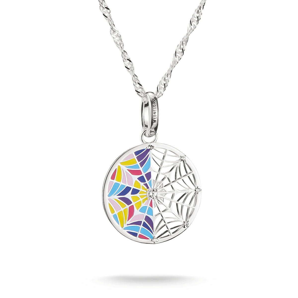 THOMAS SABO Silver Necklace Window Wednesday Enamel