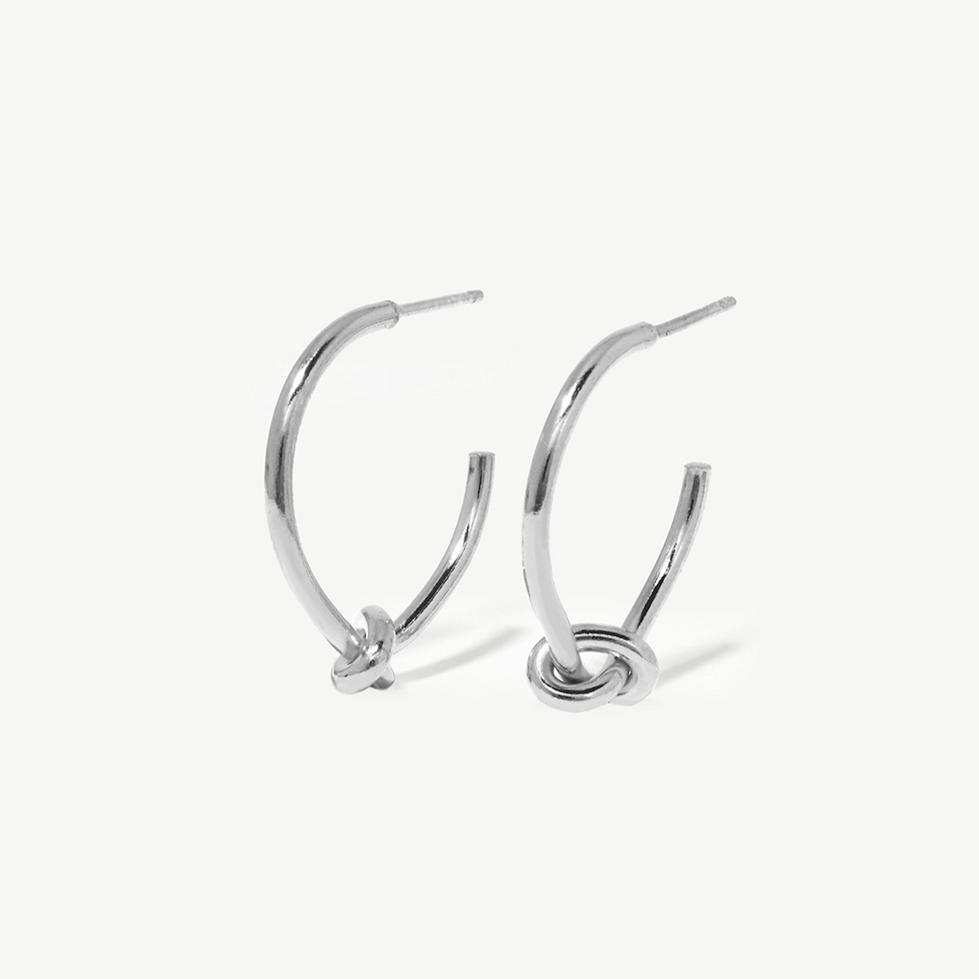 Averie Hoop Earrings - Silver