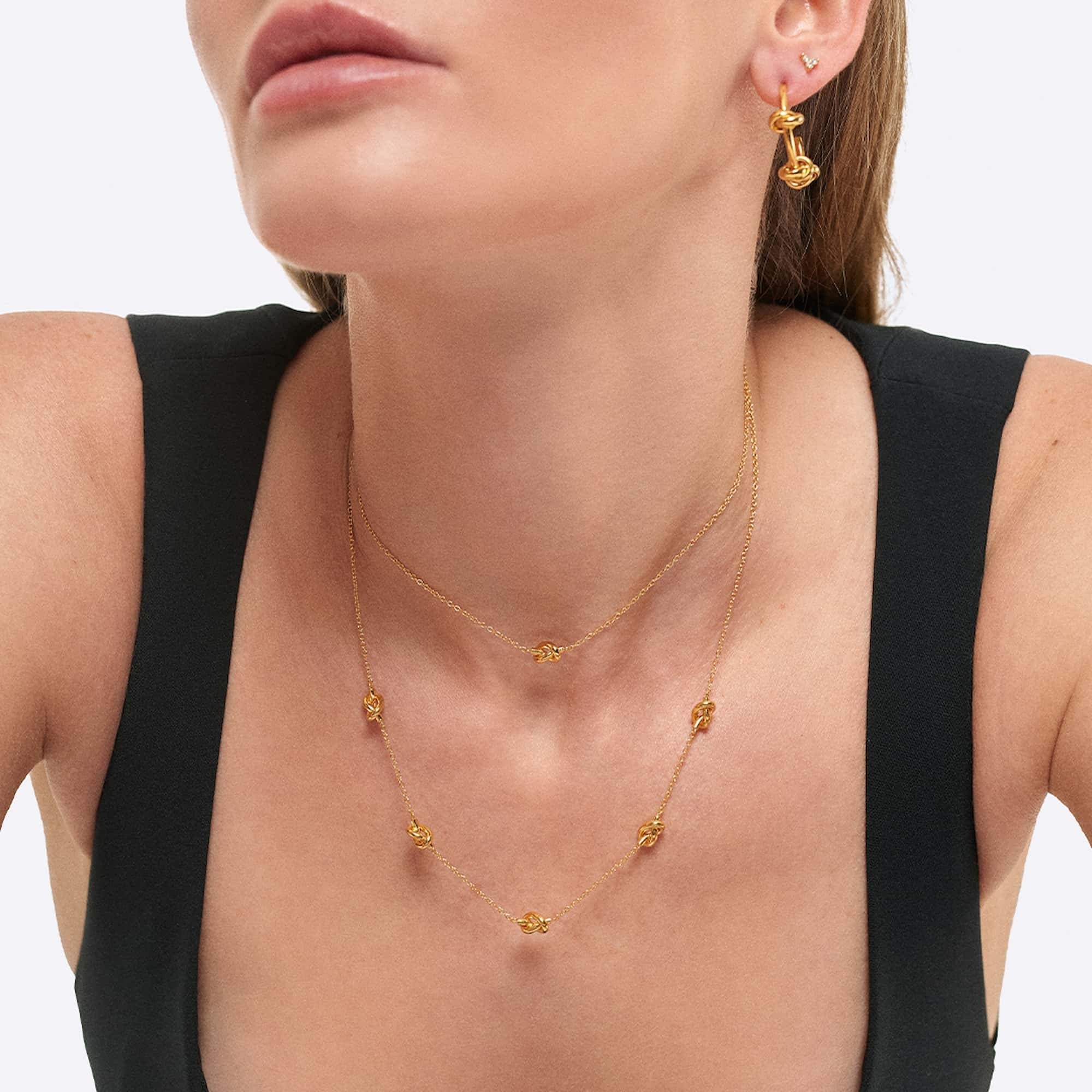 Averie Single Necklace - Gold